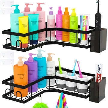Corner bathroom shelf - set of 2 Ruhhy 27092
