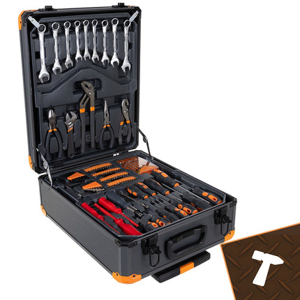 1000-Piece Tool Set with Aluminum Case & Organizers