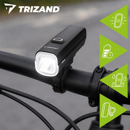 1000lm LED Bike Light Set, USB-C, 4800mAh Battery