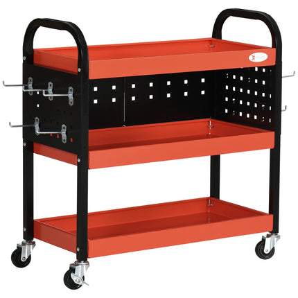 Red garage shelf - 100 kg load capacity