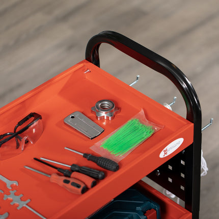 Red garage shelf - 100 kg load capacity