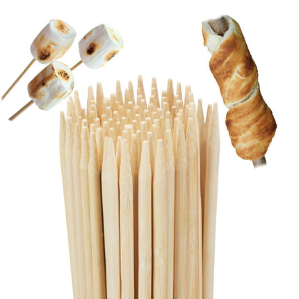 100 bamboo skewers, 90 cm long