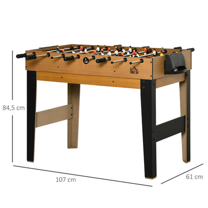 4-in-1 game table: Table tennis, Football, Billiards, Hockey, 107 cm