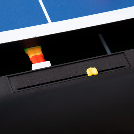 4-in-1 game table: Table tennis, Football, Billiards, Hockey, 107 cm