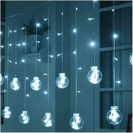 108LED USB light curtain - cool white KŚ19770