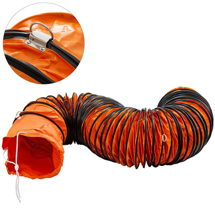 10-Inch PVC Flexible Duct Hose, 25 ft Ventilation