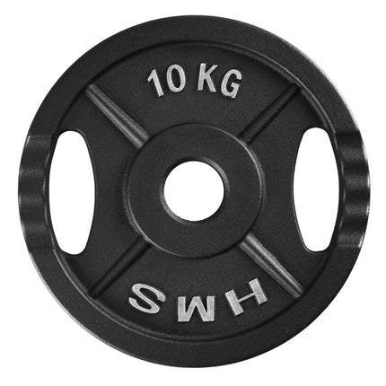 10 Kg Black Olympic Weight Plate with Handles