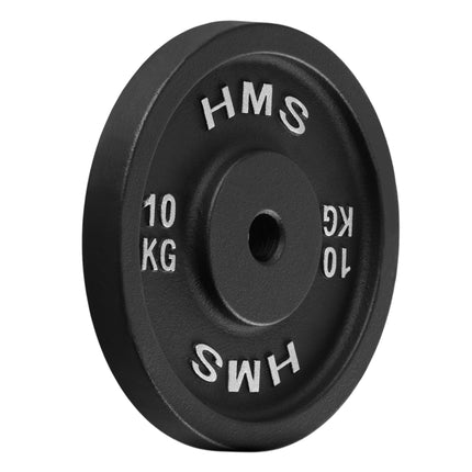 10 Kg Cast Iron Weight Plate, 31 mm Hole, Black