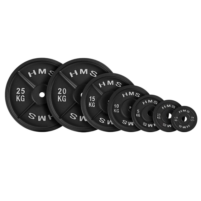 10 Kg Cast Iron Weight Plate, 31 mm Hole, Black