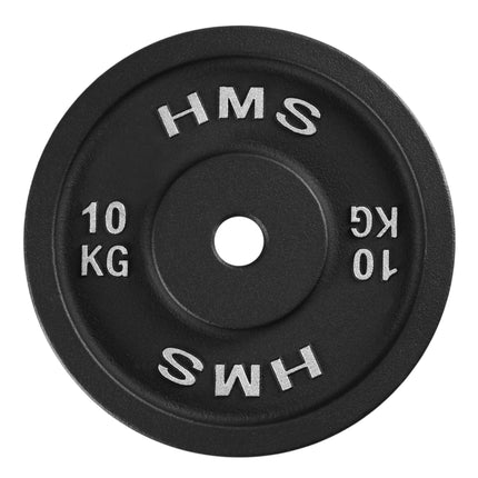 10 Kg Cast Iron Weight Plate, 31 mm Hole, Black