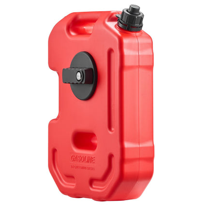 10L Gas Can With Spout and Lockable Bracket, Red