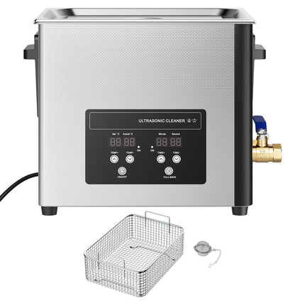 10L Ultrasonic Cleaner 40kHz, Heated, Digital Timer