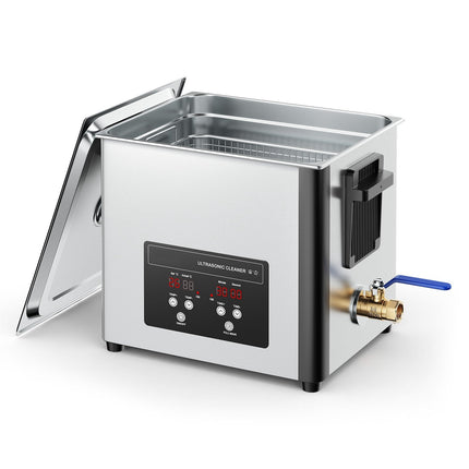 10L Ultrasonic Cleaner 40kHz, Heated, Digital Timer