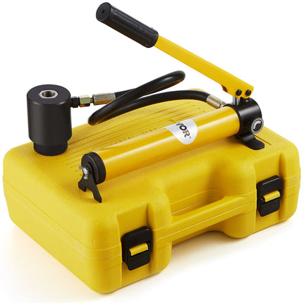 10-Ton Hydraulic Knockout Punch Kit, 1/2–2 in, 6 Dies