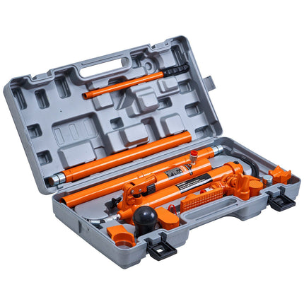 10 Ton Porta Power Hydraulic Jack Kit, 4.6 ft Hose