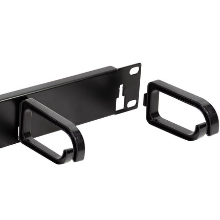 10" cable panel with 3 brackets U1 Black