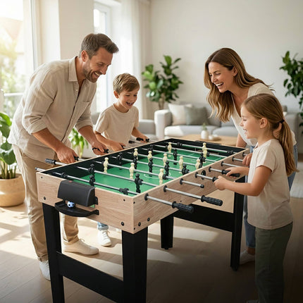 10-in-1 Multi-Game Table Set – Wood Look, 81×125×61 cm