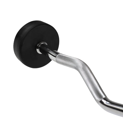 10 kg Rubber Coated Curl Bar