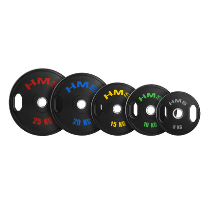 10 kg Rubberized Olympic Plates, Set of 2