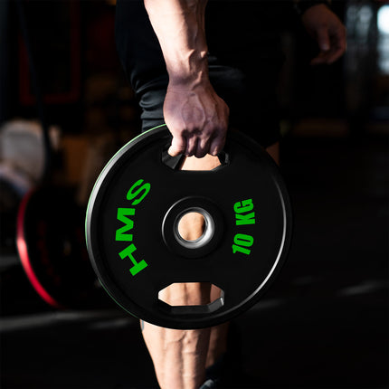 10 kg Rubberized Olympic Plates, Set of 2