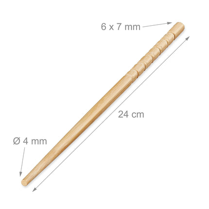 10 pairs of bamboo chopsticks
