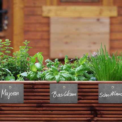 10 plant signs in slate