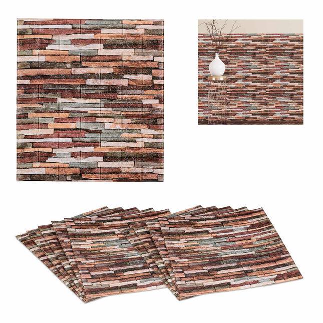 10 wall panels stone wall