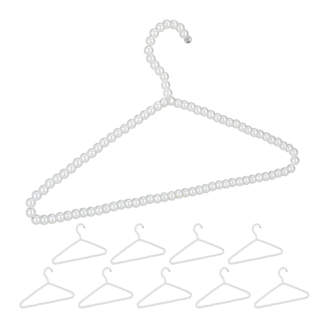 10x Set Perle Coat Hangers
