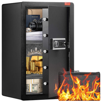 113L Steel Security Safe, Keypad and Fingerprint Lock