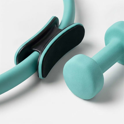 11-Piece Pilates Set with Ring, Ball, Bands, Dumbbells