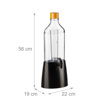 1.1 liter beverage container with faucet