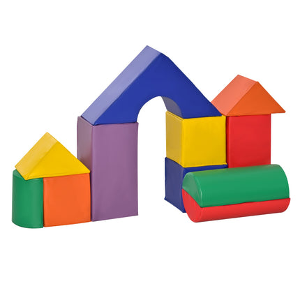 Building blocks made of soft foam, colorful, 1-3 years, artificial leather
