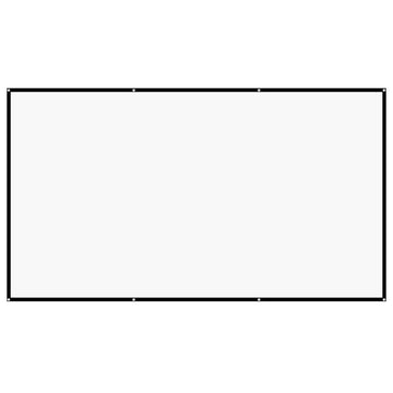 120-Inch 16:9 Projector Screen, 4K, Front and Rear