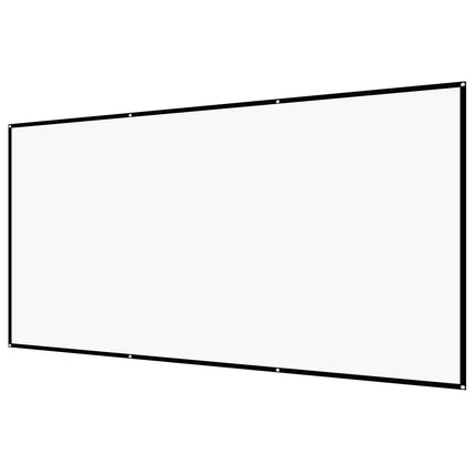 120-Inch 16:9 Projector Screen, 4K, Front and Rear