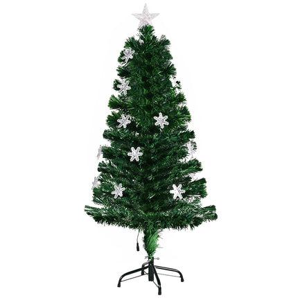 120 cm Artificial Christmas Tree with LED Fiber Optics