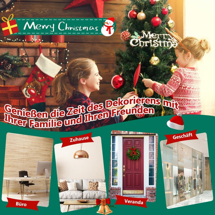 120 cm Pre-Lit Artificial Christmas Tree with Timer
