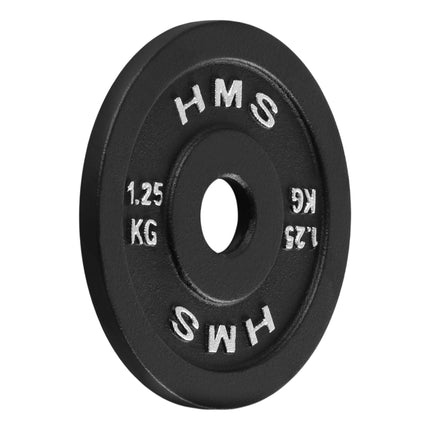 1.25 Kg Cast Iron Weight Plate, Black, 31 mm Hole