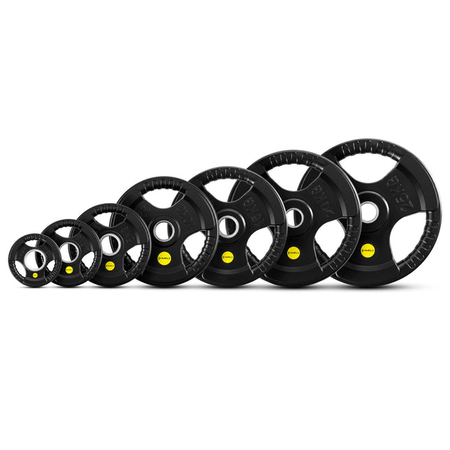 1.25 Kg Olympic Rubber Tri-Grip Weight Plate