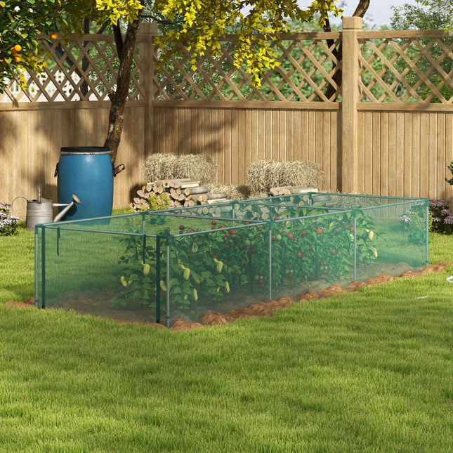 Garden netting for plant protection, 1.25M x 3.73M, Zipper