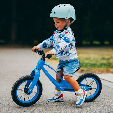12"" Blue LED Balance Bike Wheel