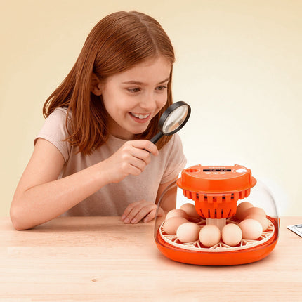 12-Egg Incubator With Auto Turner, LED Candler, Controls