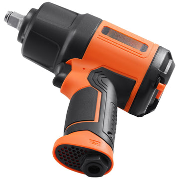 1/2-Inch Air Impact Wrench, 1400 ft-lb, 11-Piece Socket Set
