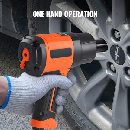 1/2-Inch Air Impact Wrench, 1400 ft-lb, 11-Piece Socket Set