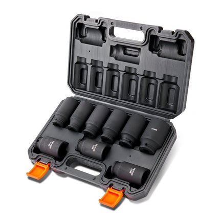 1/2-Inch Drive Impact Socket Set, 9-Piece Deep 29-38mm