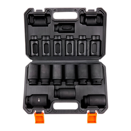 1/2-Inch Drive Impact Socket Set, 9-Piece Deep 29-38mm