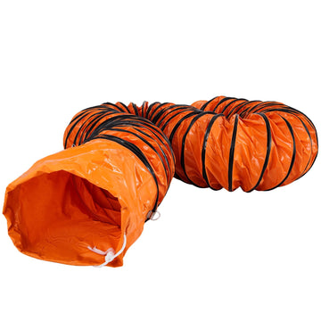 12-Inch PVC Flexible Duct Hose, 16 Ft Ventilation
