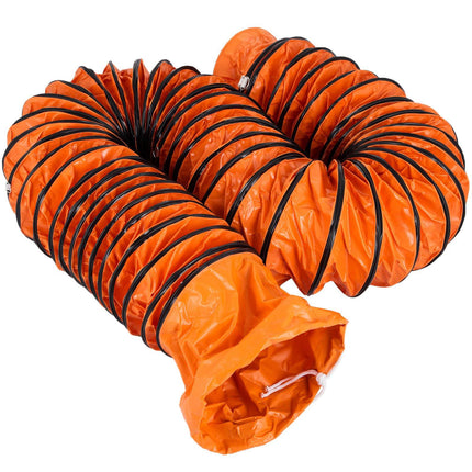 12-Inch PVC Flexible Duct Hose, 16 Ft Ventilation