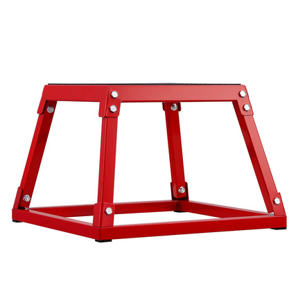 12-Inch Steel Plyometric Jump Box, Anti-Slip, 500 lb