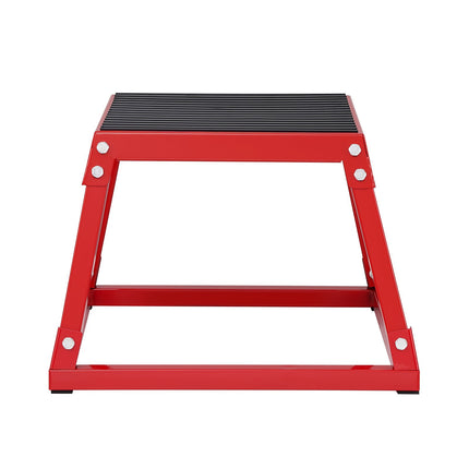 12-Inch Steel Plyometric Jump Box, Anti-Slip, 500 lb