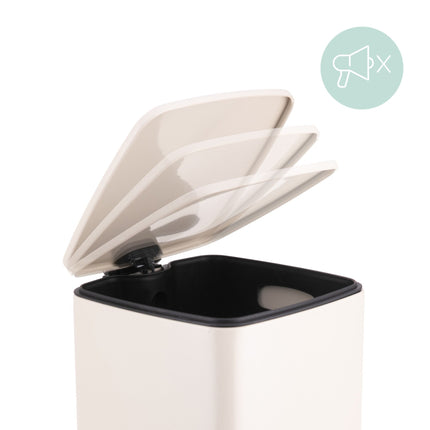 12L Kitchen Pedal Bin with Soft-Close Lid